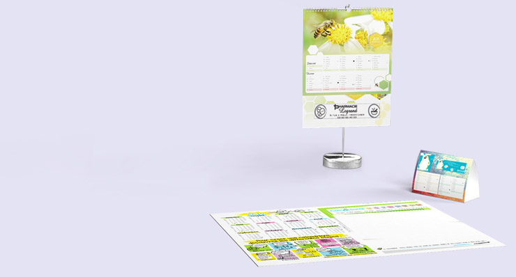 Agenda et calendrier personnalisables pour pharmacien cadeau clients splayce