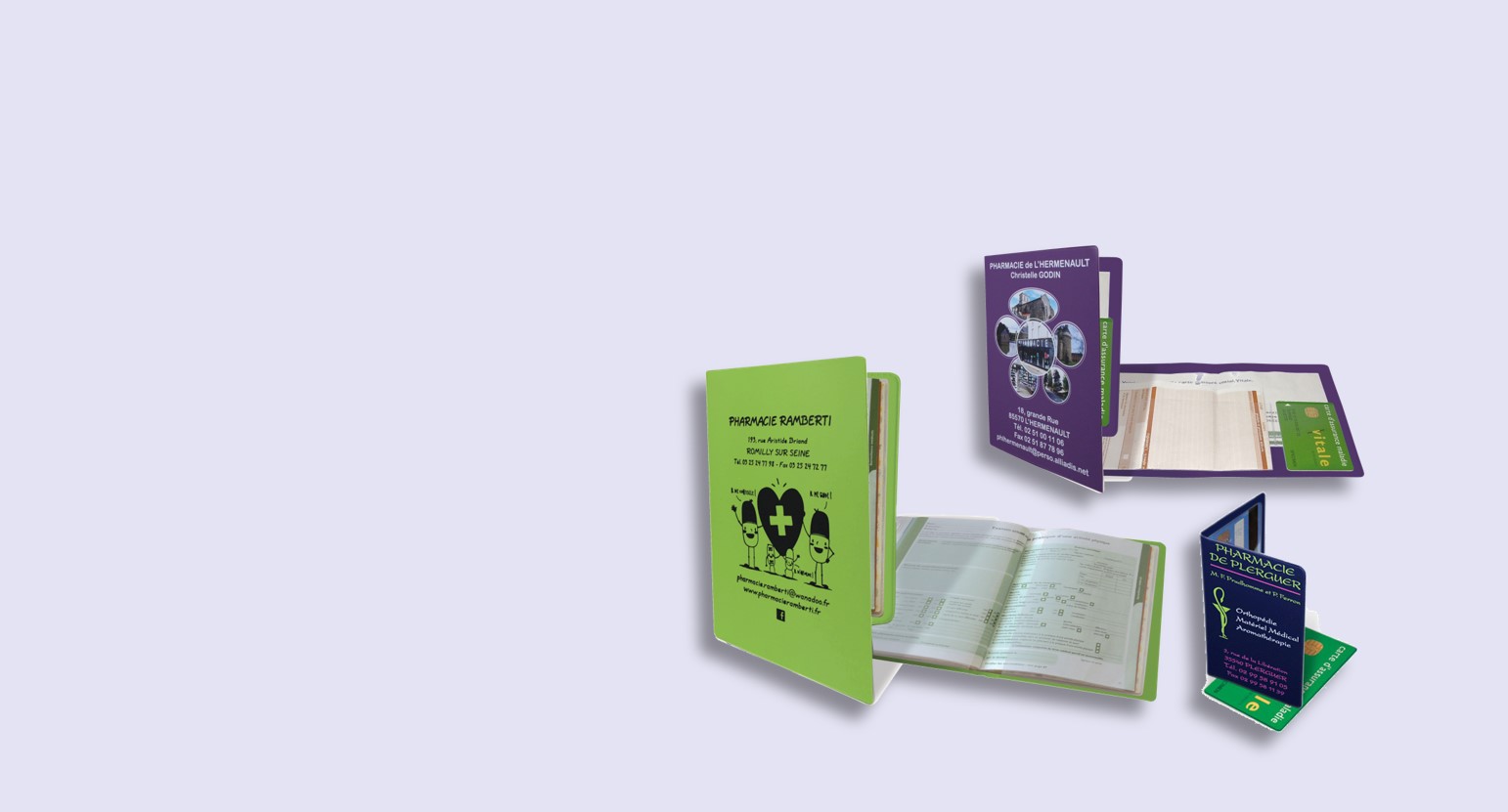 Porte-document personnalisable santé carte vitale pharmacie splayce